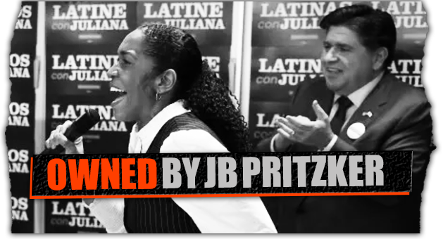 Owned by Pritzker graphic