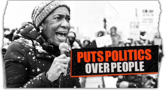 Politics over people graphic